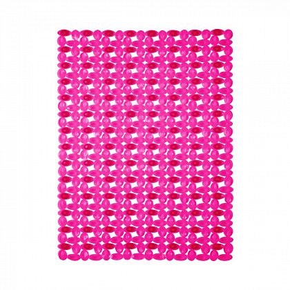 Коврик СПА мозаика розовый